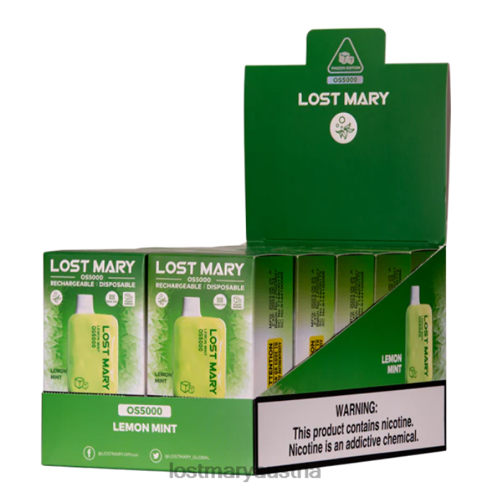 Verlorene Mary OS5000 Zitronenminze- Lost Mary Osterreich 24NB42