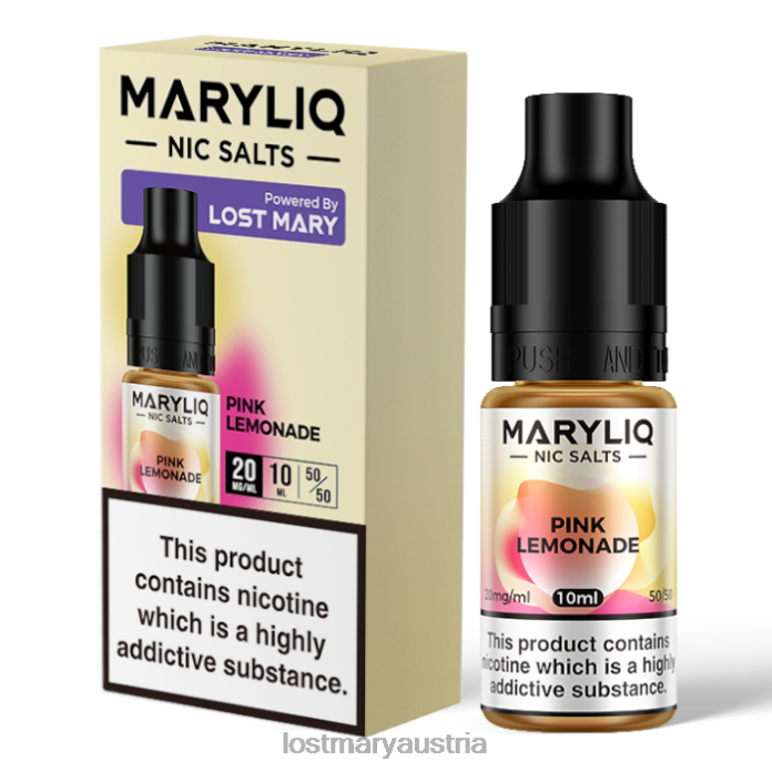 Lost Mary Maryliq Nic Salts – 10 ml Rosa- Lost Mary Vape Einschalten 24NB215
