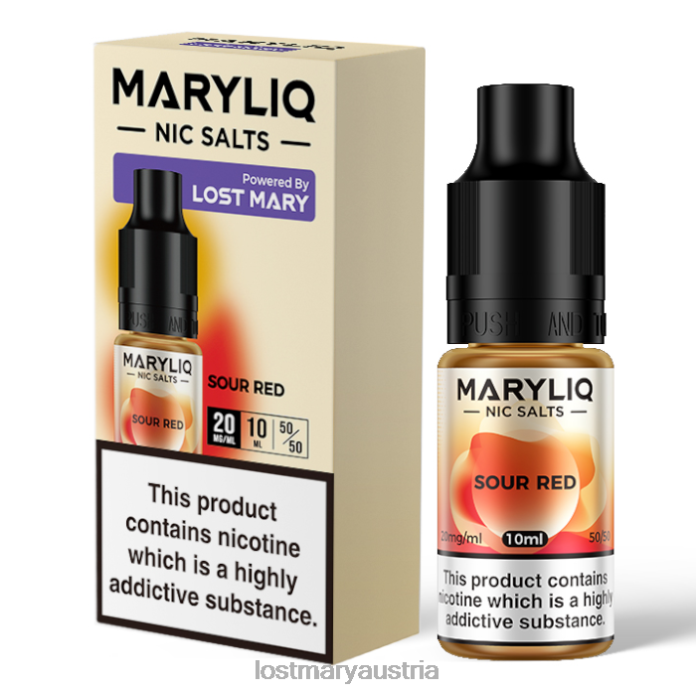 Lost Mary Maryliq Nic Salts – 10 ml sauer- Lost Mary Vape ZÃ¼ge 24NB216