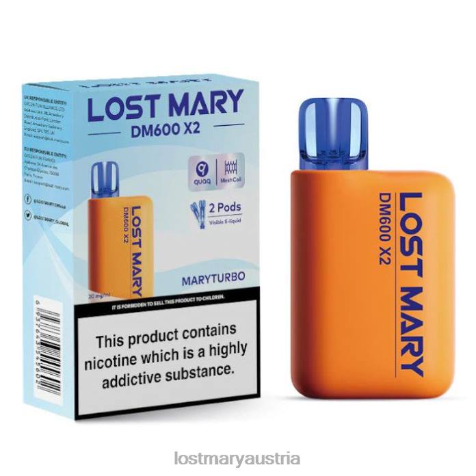 Lost Mary DM600 x2 Einweg-Vaporizer Maryturbo- Lost Mary Vape Einschalten 24NB195